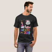T-shirt Incroyable depuis 2020 3ème 3 Panda Licorne (Devant entier)