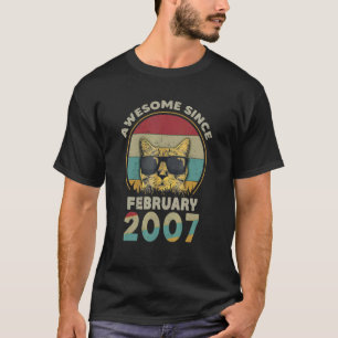 T-shirt Incroyable depuis février 2007 15e anniversaire C