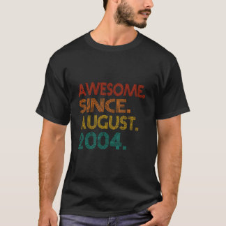 T-shirt Incroyable depuis la naissance d'anniversaire en a