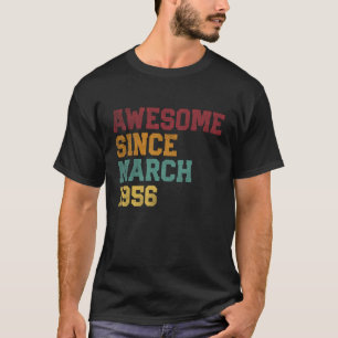 T-shirt Incroyable depuis mars 1956 70e anniversaire 70 an