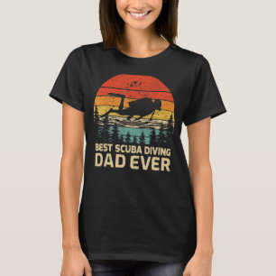 T-shirt Incroyable Hommes Rétro Vintage Meilleur Plongée e