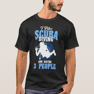 T-shirt Incroyable J'aime la plongée en scaphandre et peut