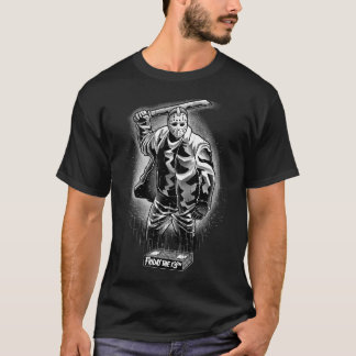 T-shirt Incroyable Monochrome VHS Glitch Jason Art