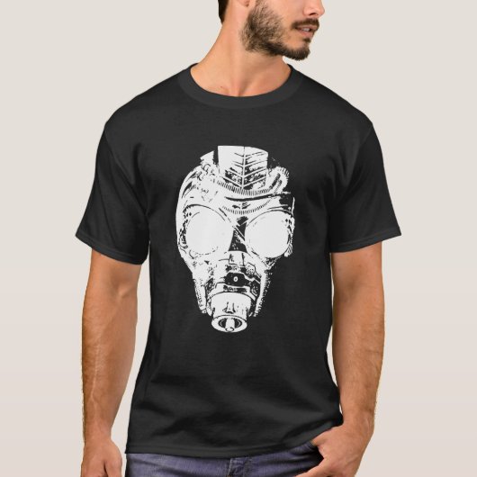 T-shirt Incroyablement Cool Steampunk Respiration Masque (Devant)