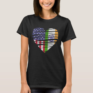 T-shirt Inde Coeur Cultivé Américain USA Patriot Heritage