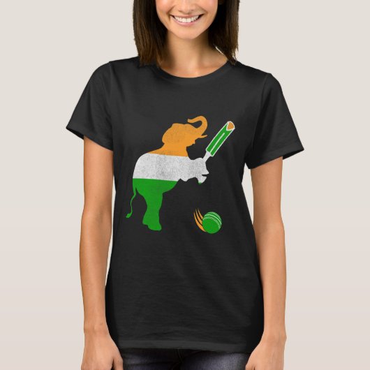 T-shirt Inde Cricket 1 (Devant)