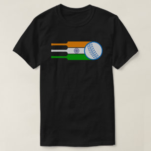 T-shirt Inde Cricket National Fan Team Jersey Cadeau Indie