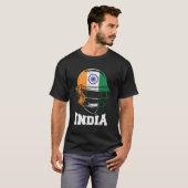 T-shirt Inde Cricket Pour Les Fans Jersey Cricket Indien (Devant entier)