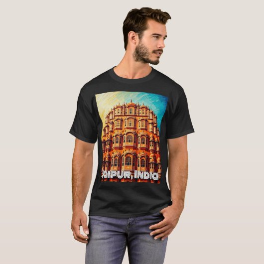 T-shirt Inde de Jaipur (Devant entier)