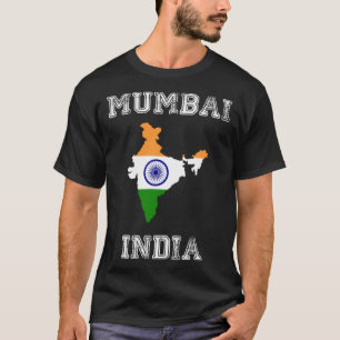 T-shirt Inde Distorsion du drapeau de la Mumbai Pride