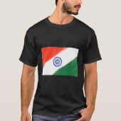 T-shirt Inde Drapeau Souvenir Patrimoine Voyage (Devant)
