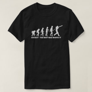 T-shirt Inde Évolution du joueur de cricket Inde Équipe de