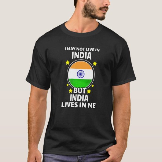 T-shirt Inde Fier Jour du Drapeau Hindi Pays Ashok Chakra (Devant)
