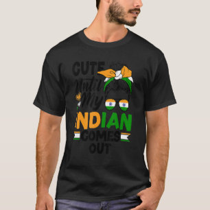 T-shirt Inde Inde Inde Drapeau mignon Jusqu'À Ce Que Mon I
