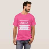 T-shirt Inde Mon Pays Mon Équipe Concept (Devant entier)