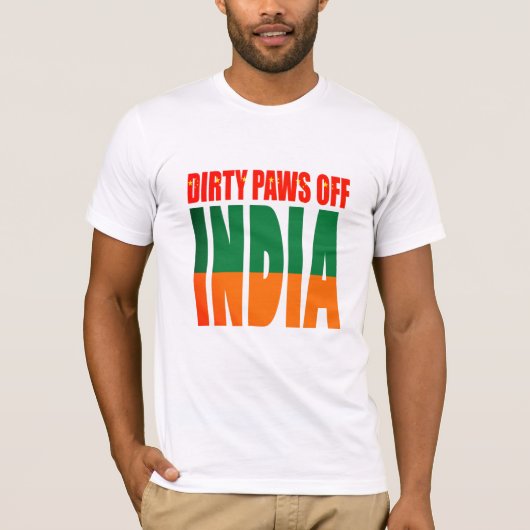 T-Shirt Inde - Tee Patriotic Mens (Devant)