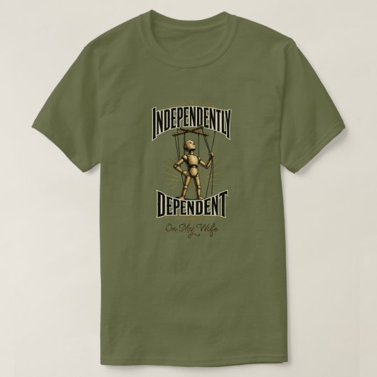 T-shirt "Indépendamment dépendants" (Design devant)