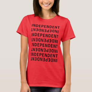 T-shirt Indépendant outre du dessus d'épaule