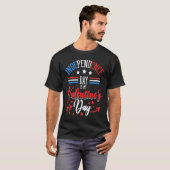 T-shirt Independence Day Is My Valentine's Day Lover Coupl (Devant entier)