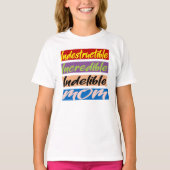 T-shirt Indestructible, Incroyable, Indébile Maman (Devant)