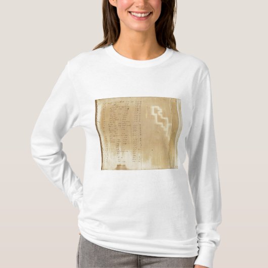 T-shirt Index Michigan et enquête de frontière de (Devant)