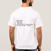 T-shirt Index obtenu ? (Dos)