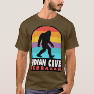 T-shirt Indian Cave State Park Nebraska Bear Badge
