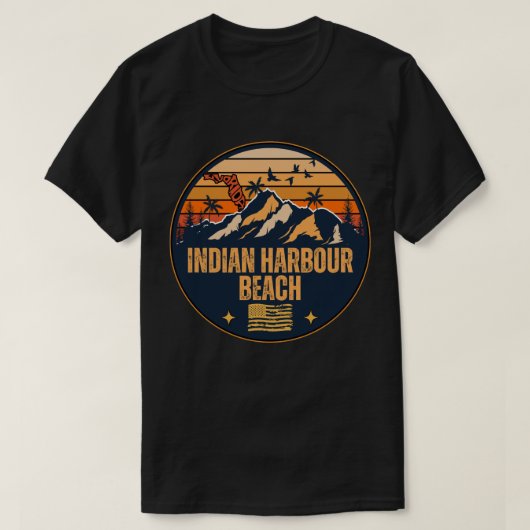 T-shirt Indian Harbour Beach, Floride (Design devant)