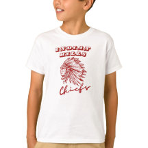 Indian Hills Chiefs garçons White School Pride Tee