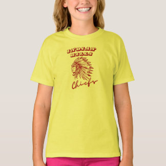 T-shirt Indian Hills Chiefs Girls' Yellow School Pride Tee