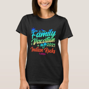 T-shirt Indian Rocks Beach Floride Vacances en famille cor