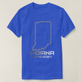 T-shirt Indiana America Astronomy Total Solar Eclipse 2024 (Design devant)