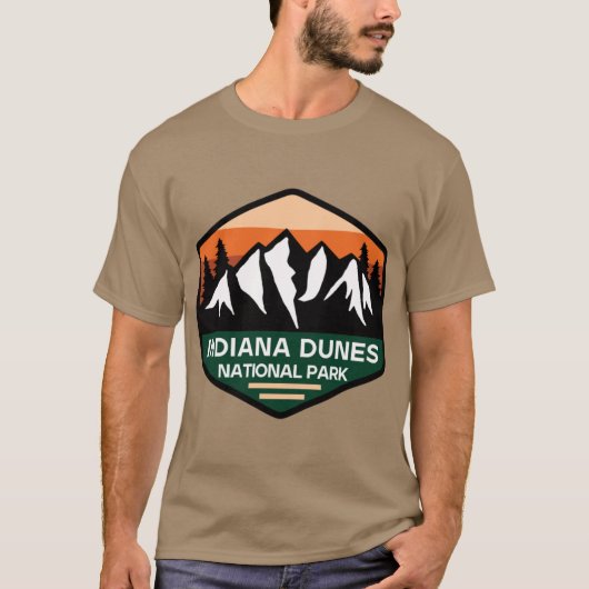 T-shirt Indiana dunes National Park Oversized 4 (Devant)