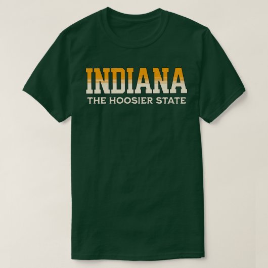 T-shirt Indiana L'État Hoosier (Design devant)