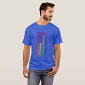 T-shirt Indiana Pride Indiana Rainbow Flag Premium (Devant entier)