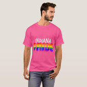 T-shirt Indiana Pride LGBT Flag (Devant entier)