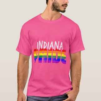 T-shirt Indiana Pride LGBT Flag