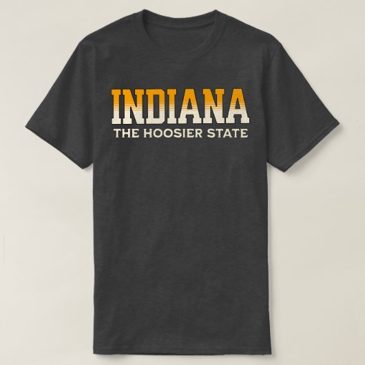 T-shirt Indiana The Hoosier State 2 (Design devant)