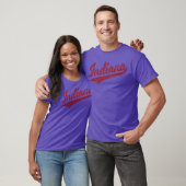 T-shirt Indiana Varsity Script Classiques Style de Maillot (Unisexe)