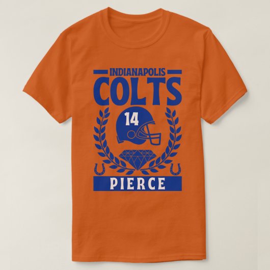 T-shirt Indianapolis Colts Pierce 14 American (Design devant)