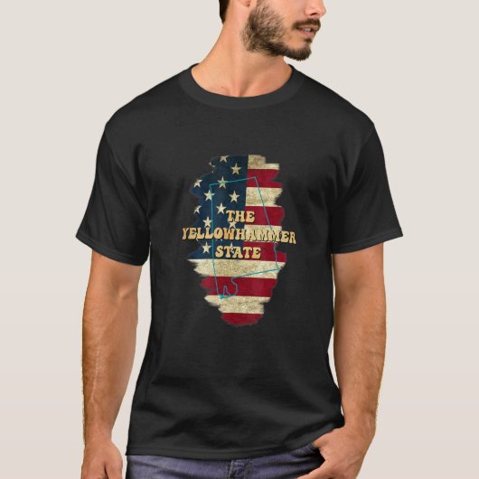 T-shirt Indicateur Alabama Al Us (Devant)