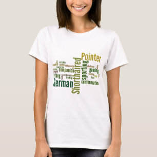T-shirt Indicateur aux cheveux courts allemand