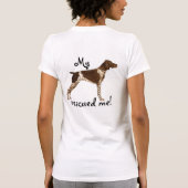 T-shirt Indicateur aux cheveux courts allemand de (Dos)