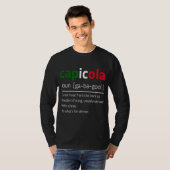 T-shirt Indicateur Capicola Gabagool Description (Devant entier)