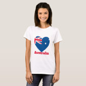 T-shirt Indicateur cardiaque Australie (Devant entier)