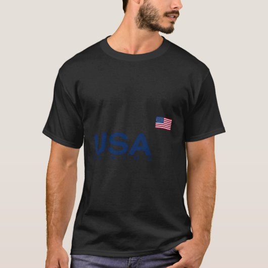 T-shirt Indicateur d'aviron Usa (Devant)