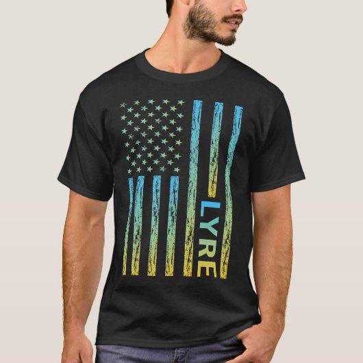 T-shirt Indicateur de dégradé 01 Lyre (Devant)