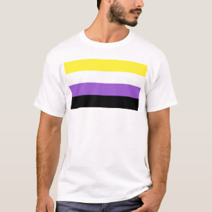 T-shirt Indicateur de fierté non binaire