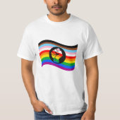 T-shirt Indicateur de la fierté QPOC (Devant)