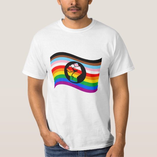T-shirt Indicateur de la fierté QPOC (Devant)